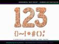 Cu4cu Grungemetal Rusty Bucket Numbers and Punctuation