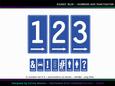 Cu4cu Signed Blue Numbers and Punctuation