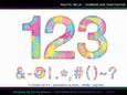 Cu4cu Palette 'bella' Numbers and Punctuation