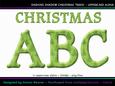 Dashing Shadow Christmas Trees Uppercase Alphabet