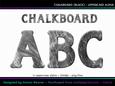 Cu4cu Chalkboard Black Uppercase Alphabet