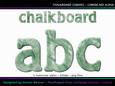 Cu4cu Chalkboard Green Lowercase Alphabet