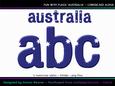Cu4cu Fun with Flags Australia Lowercase Alphabet
