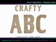 Crafty Corrugated Uppercase Alpha Cu