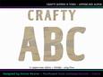 Crafty Ripped N Torn Uppercase Alpha Cu