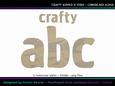 Crafty Ripped N Torn Lowercase Alpha Cu