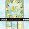 Floral Fantasy 1 - Dark Yellow Mini Kit