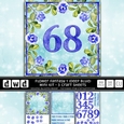 Floral Fantasy 1 - Deep Blue Mini Kit