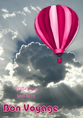 Bon Voyage Balloon in Sky