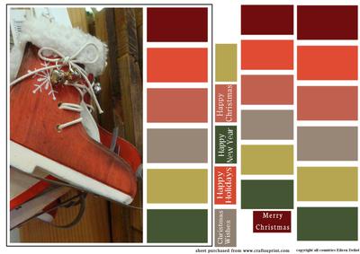Color Swatch Christmas Boots