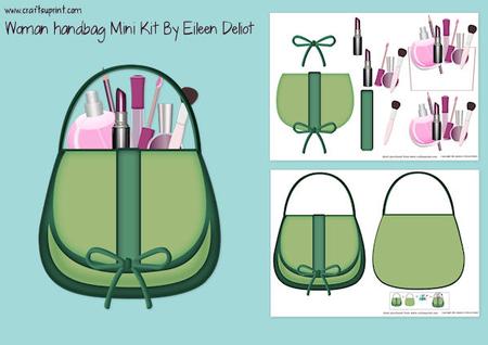 Woman Handbag with Make Up