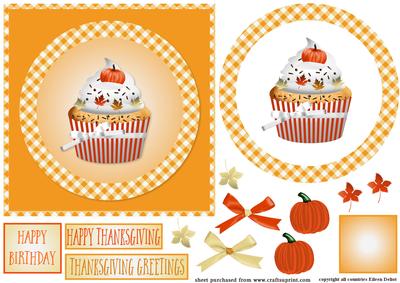 Thanksgiving Cupcake