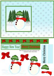 Snowman with Trees