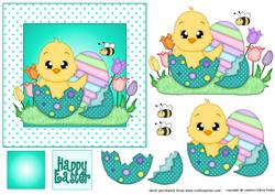 Little Duck in Easter Egg
