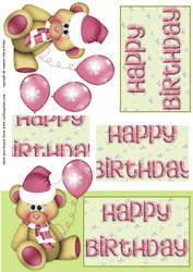 Birthday Bear with Baloon