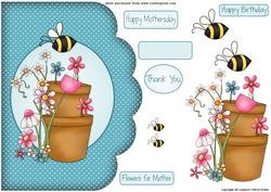 Garden Scene with Bug