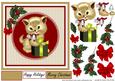 Christmas Kitten with Gift