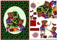 Christmas Bears with Tree and Gifts
