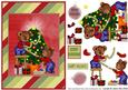 Christmas Bears with Tree and Gifts