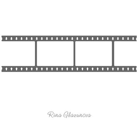 Film Strip With Arrows