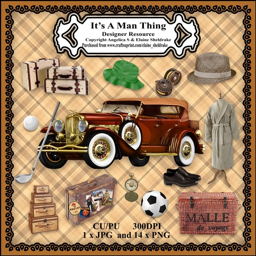 Its A Man Thing - Designer Resource Kit