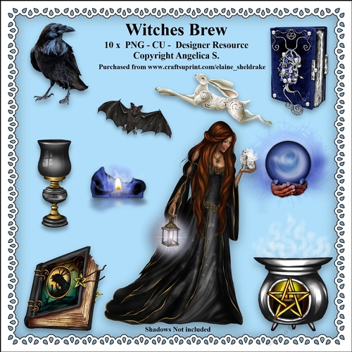 Witches Brew - Set One - CU - PNG Clipart - Designer Resource Kit