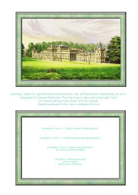 Wentworth Woodhouse, Rotherham, Yorkshire, England in 1875
