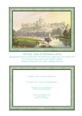 Windsor Castle, Windsor, Berkshire, England in 1875