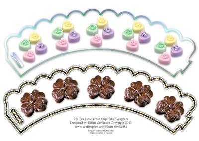 2 x Tea Time Treats with Chocolate Cup Cake Wrappers