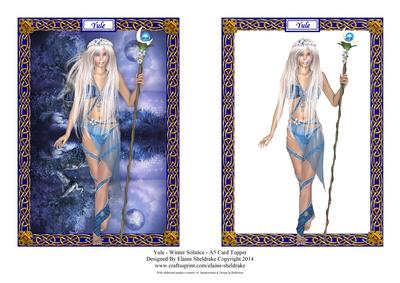 Yule - Winter Solstice - A5 Card Topper
