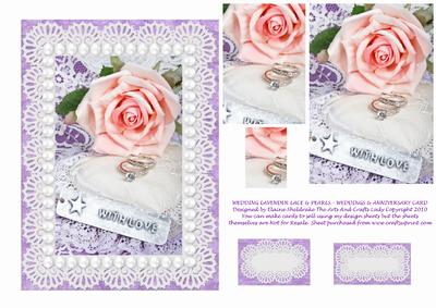 Wedding Lavender Lace & Pearls - Weddings & Anniversary