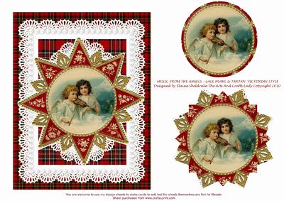 Music from the Angels - Lace Pearls & Tartan Victorian Style