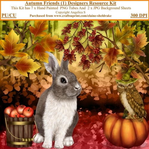 Autumn Friends (1) Designers Resource PU/CU