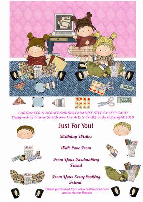 Cardmaking & Scrapbooking Paradise Forever Friends Card