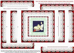 Twas the Night Before Christmas & Sleeping Mouse Spiral Edge