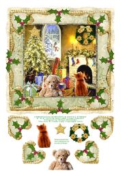 Christmas Day & Santa's Been 8" x 8" Quick Square Card