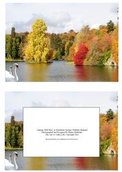 Autumn Fall Glory at Stourhead Gardens Wiltshire England