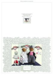 Posh Mice Wedding Congratulations Quick Cut & Fold Card