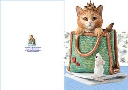 Cat & Mouse - Can I Be Your Prince - Quick Cut & Fold Card