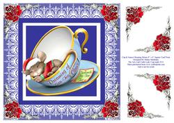 Cup & Saucer Sleeping Mouse