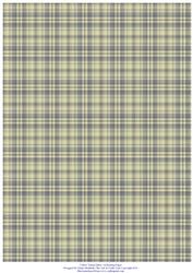 Yellow Tartan A4 Backing Paper for Card Making and Scrapbook