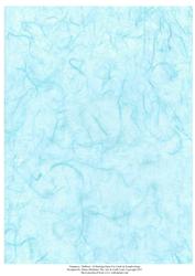 Turquiose Blue Mulberry Effect A4 Backing Paper