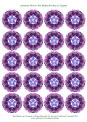 Anemone Flowers for Tea Bag Folding or Toppers