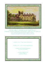 Melbury House, Dorset, England in 1875