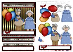 Omg! You Have Been Married How Long? Fun Decoupage Card