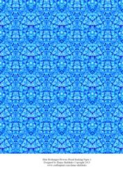Blue Hydrangea Flowers Floral Background Paper (1)