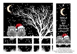 What a Hoot Owl (mrs) Card Topper & Bookmark
