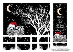 What a Hoot Owl (mr) Card Topper & Bookmark