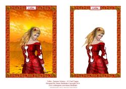 Lithia - Midsummer's Day - Summer Solstice - A5 Card Topper