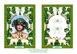 Ostara - the Spring Equinox - A5 Card Topper
